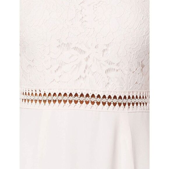 Pink Blush Lace Cocktail A-Line Long Sleeve Elegant Romantic Classy Dress XXL NW - Picture 7 of 16